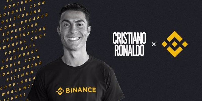 Binance ficha a Cristiano Ronaldo para promocionar los NFTs